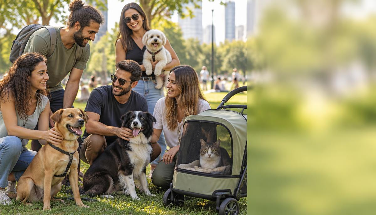קהילת בעלי כלבים וחתול נפגשת באירוע שמח בפארק